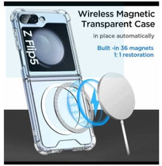 Samsung Galaxy Z Flip Series Magsafe Transparent Cover & Case