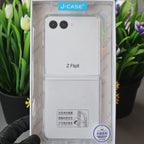 J-Case Anti Yellow Polycarbonate Plastic Transparent Case-Samsung Z Flip 8