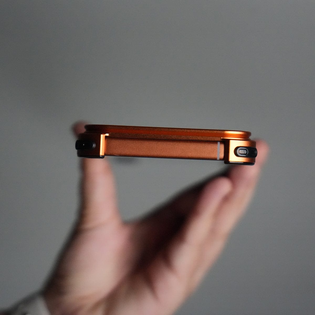 iPhone 17 Pro max 9-Shaped Frameless Metal Bumper Case with Hidden Lens Stand | Shockproof Aviation-Grade Alloy Frame