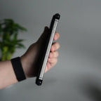 iPhone 17 Pro Max Frosted Frameless Metal Kickstand Case