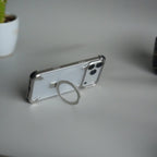 iPhone 17 Pro Max Frosted Frameless Metal Kickstand Case