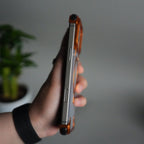 iPhone 17 Pro Max Frosted Frameless Metal Kickstand Case