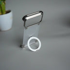 iPhone 17 Pro Max Frosted Frameless Metal Kickstand Case