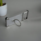 iPhone 17 Pro Max Frosted Frameless Metal Kickstand Case