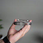 iPhone 17 Pro Max Frosted Frameless Metal Kickstand Case