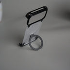 iPhone 17 Pro Max Frosted Frameless Metal Kickstand Case