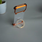 iPhone 17 Pro Max Frosted Frameless Metal Kickstand Case