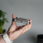 iPhone 17 Pro Max Magnetic Leather Case | Strong MagSafe + Metal Kickstand | Premium PU Leather Back with Aluminum Bumper Frame