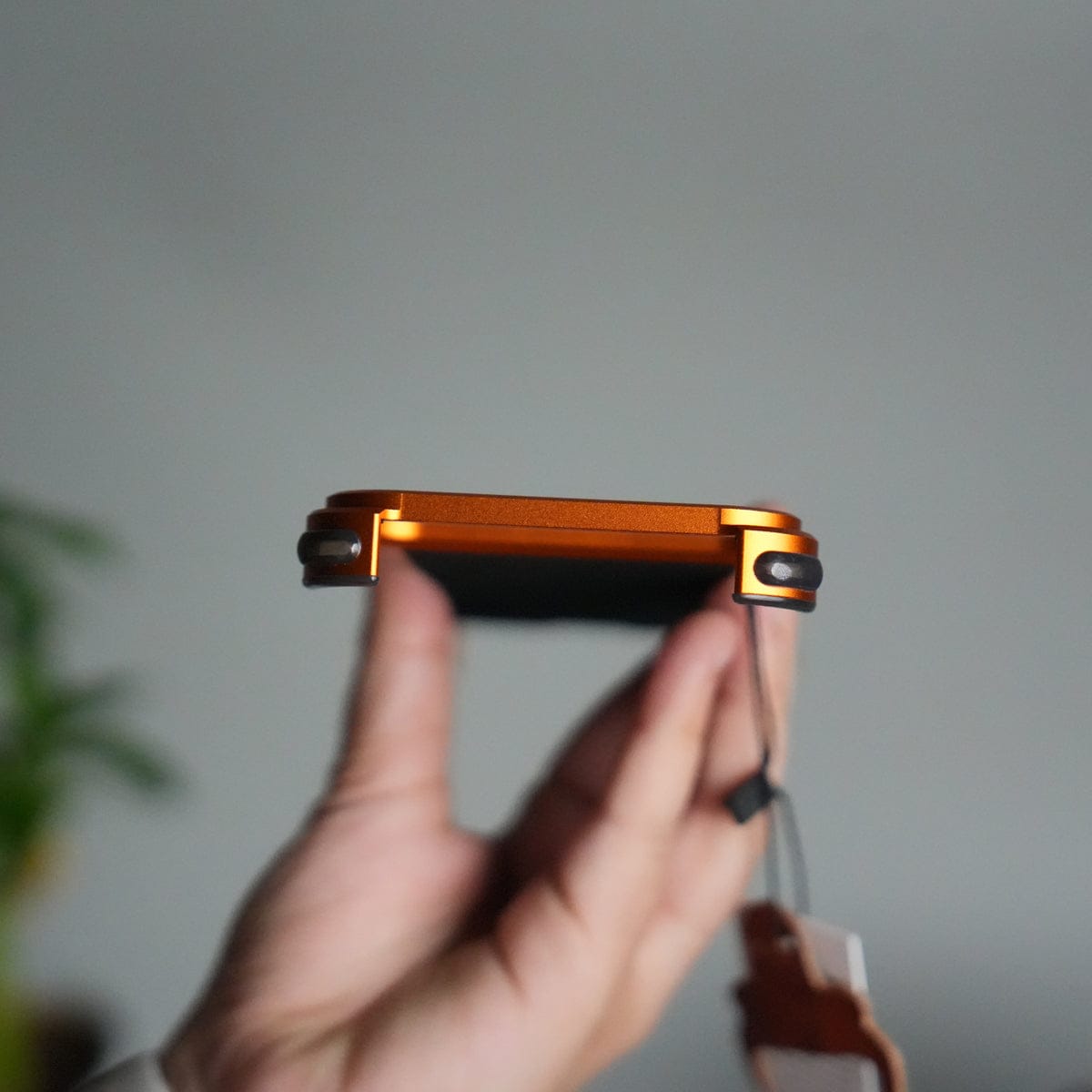 iPhone 17 Pro Max Magnetic Leather Case | Strong MagSafe + Metal Kickstand | Premium PU Leather Back with Aluminum Bumper Frame