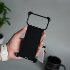 iPhone 17 Pro Max Magnetic Leather Case | Strong MagSafe + Metal Kickstand | Premium PU Leather Back with Aluminum Bumper Frame