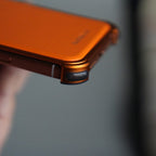 iPhone 17 Pro Max Premium Aluminum Metal Frame Case | Shockproof Corners | Luxury Leather Shells MagSafe Cover
