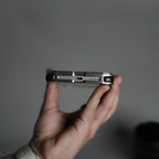 iPhone 17 Series Kevlar Fiber Texture Frameless Metal Kickstand Case