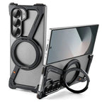 Z Shape Aluminium Metal Rotating Kickstand Case for Samsung Galaxy Z Fold 8 Ultra