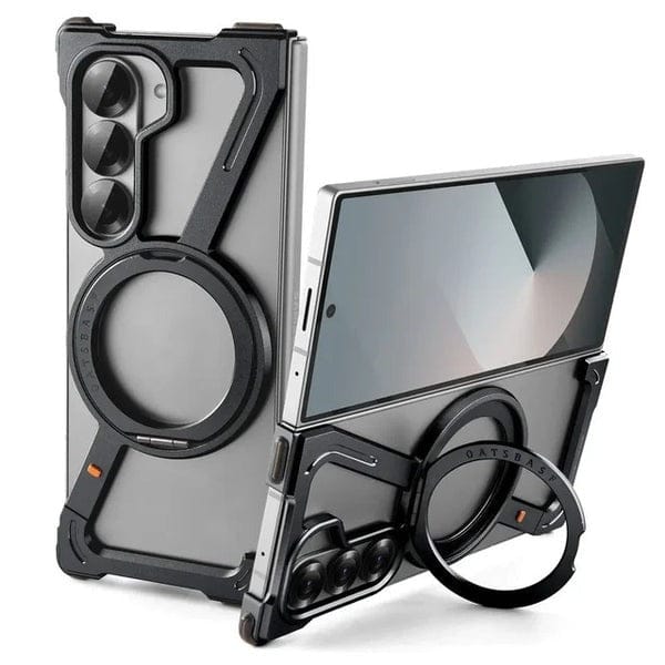 Z Shape Aluminium Metal Rotating Kickstand Case for Samsung Galaxy Z Fold 8 Ultra
