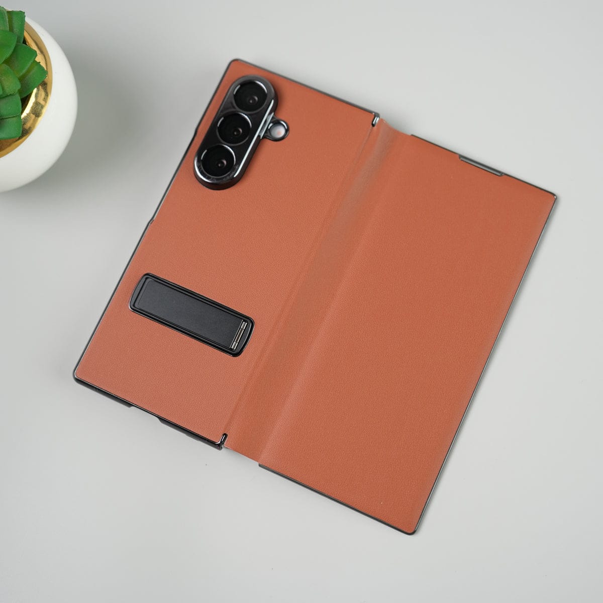Flip Cover with Kickstand for Samsung Galaxy Z Fold 8 Ultra | PU Leather Protective Case