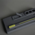 Front Glass Protection Case With PushUP S Pen Holder for Samsung Galaxy Z Fold 8 Ultra
