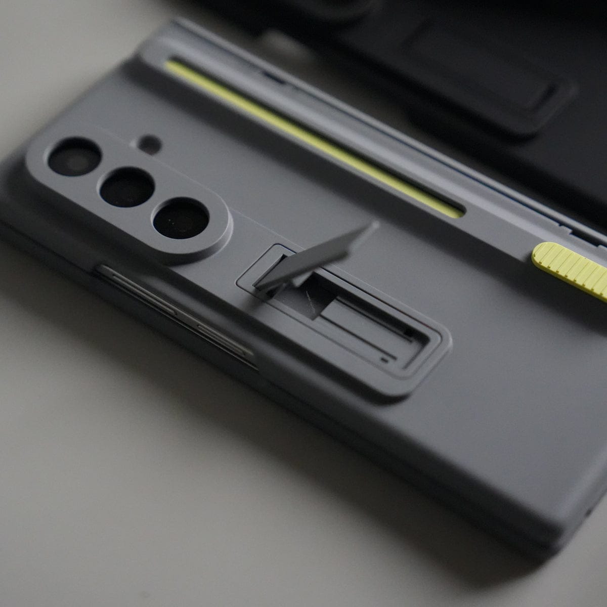 Front Glass Protection Case With PushUP S Pen Holder for Samsung Galaxy Z Fold 8 Ultra