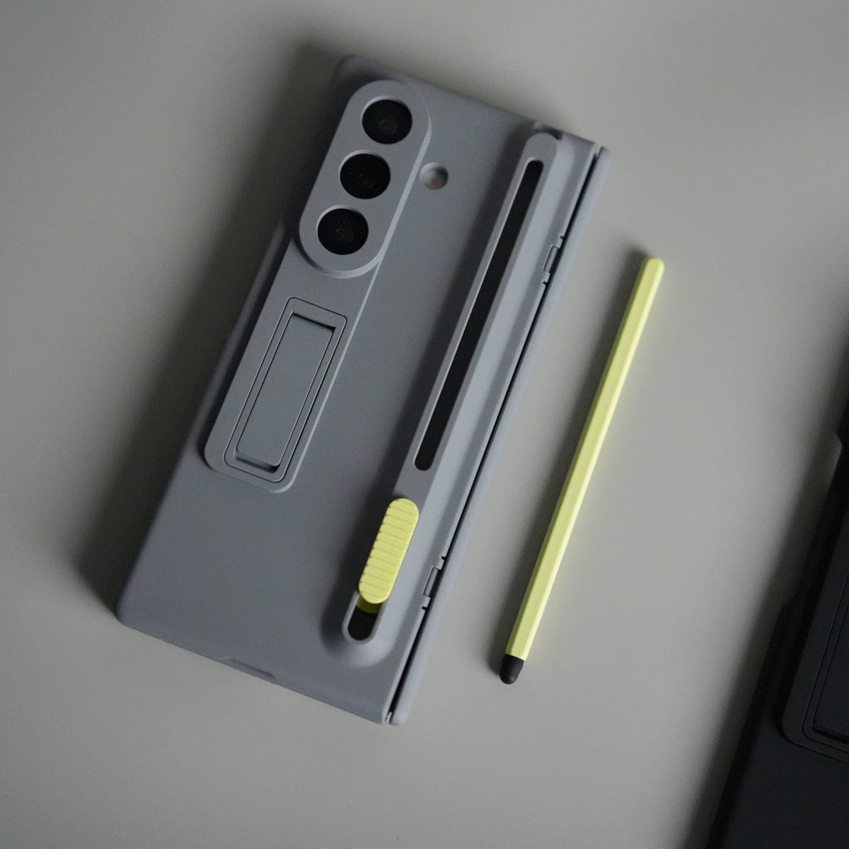 Front Glass Protection Case With PushUP S Pen Holder for Samsung Galaxy Z Fold 8 Ultra