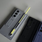 Front Glass Protection Case With PushUP S Pen Holder for Samsung Galaxy Z Fold 8 Ultra