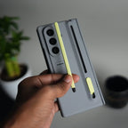 Front Glass Protection Case With PushUP S Pen Holder for Samsung Galaxy Z Fold 8 Ultra