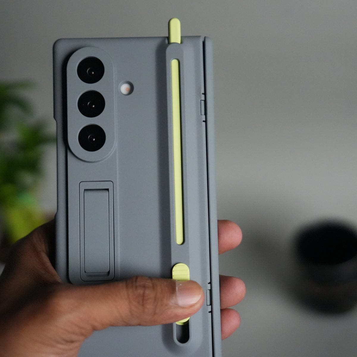 Front Glass Protection Case With PushUP S Pen Holder for Samsung Galaxy Z Fold 8 Ultra