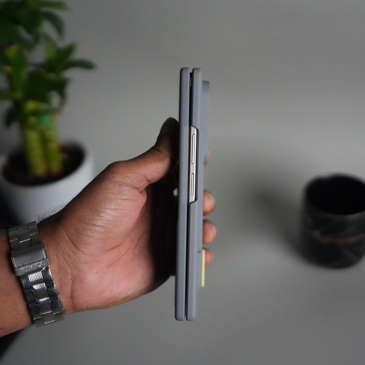 Front Glass Protection Case With PushUP S Pen Holder for Samsung Galaxy Z Fold 8 Ultra