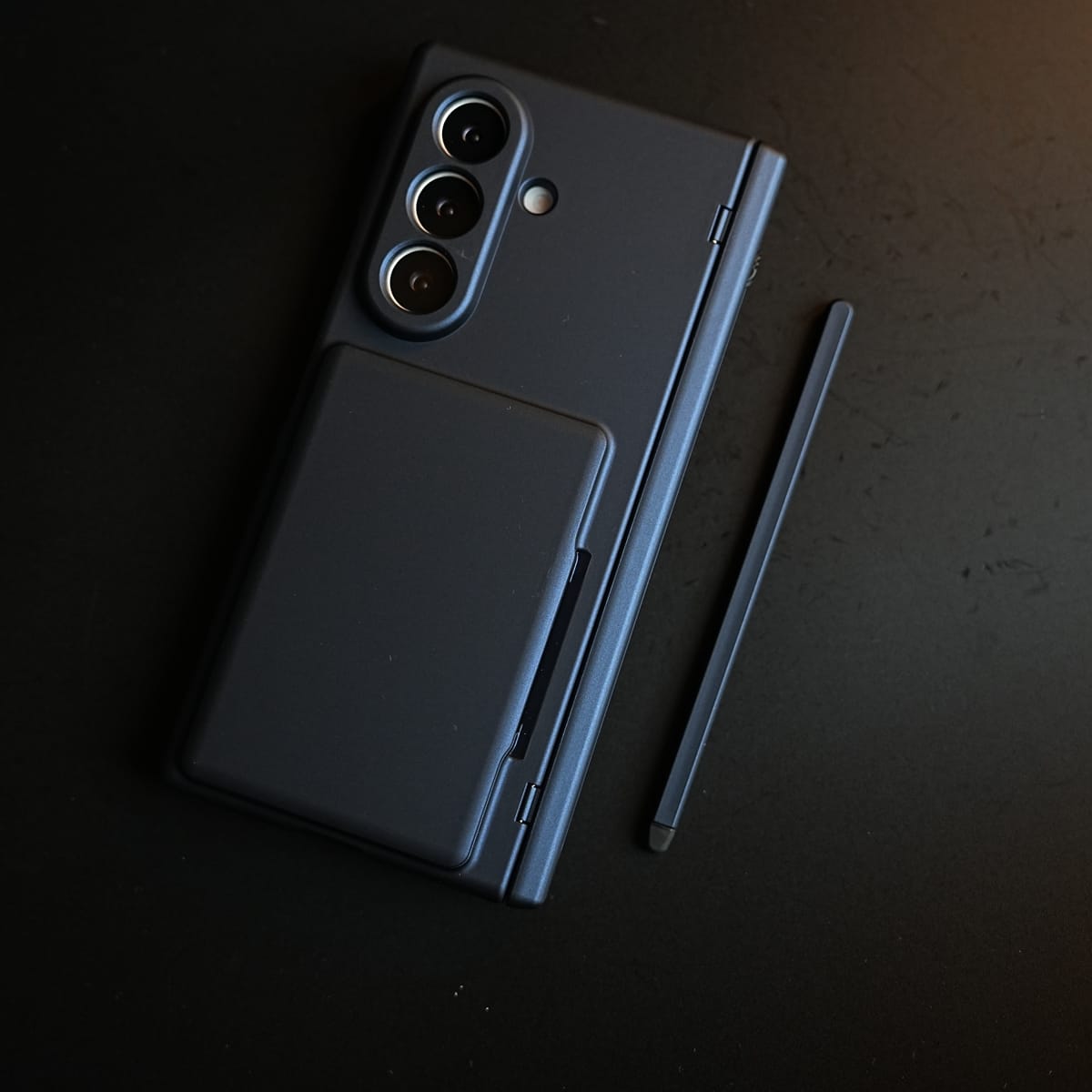 Premium Silk Matte Case for Samsung Galaxy Z Fold 8 Ultra | Built-In Card Holder & Hinge Protection