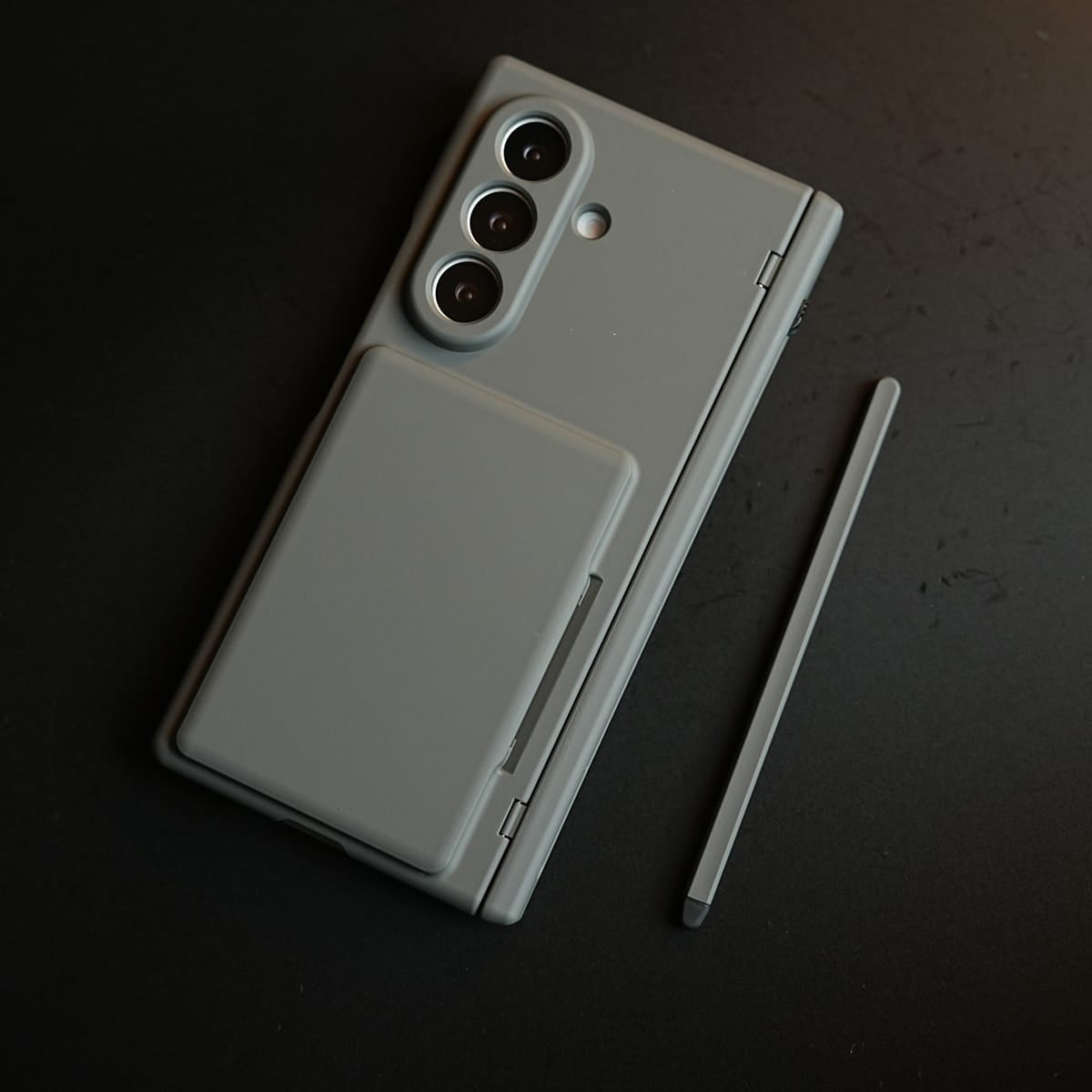 Premium Silk Matte Case for Samsung Galaxy Z Fold 8 Ultra | Built-In Card Holder & Hinge Protection