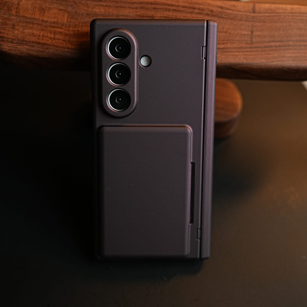 Premium Silk Matte Case for Samsung Galaxy Z Fold 8 Ultra | Built-In Card Holder & Hinge Protection