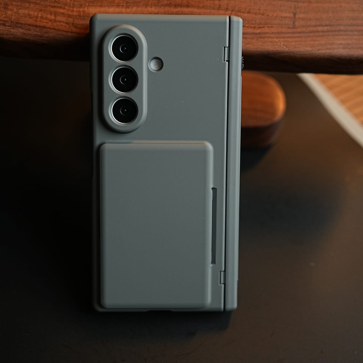 Premium Silk Matte Case for Samsung Galaxy Z Fold 8 Ultra | Built-In Card Holder & Hinge Protection