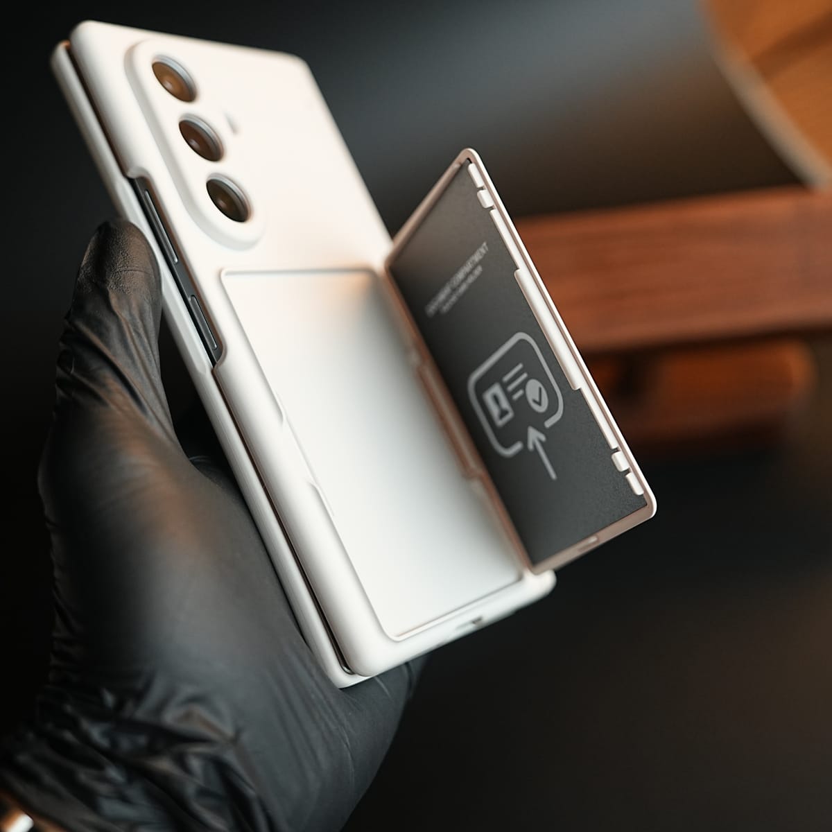 Premium Silk Matte Case for Samsung Galaxy Z Fold 8 Ultra | Built-In Card Holder & Hinge Protection