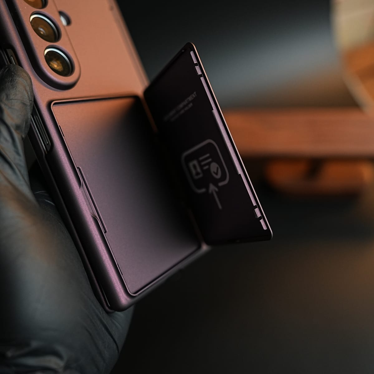 Premium Silk Matte Case for Samsung Galaxy Z Fold 8 Ultra | Built-In Card Holder & Hinge Protection