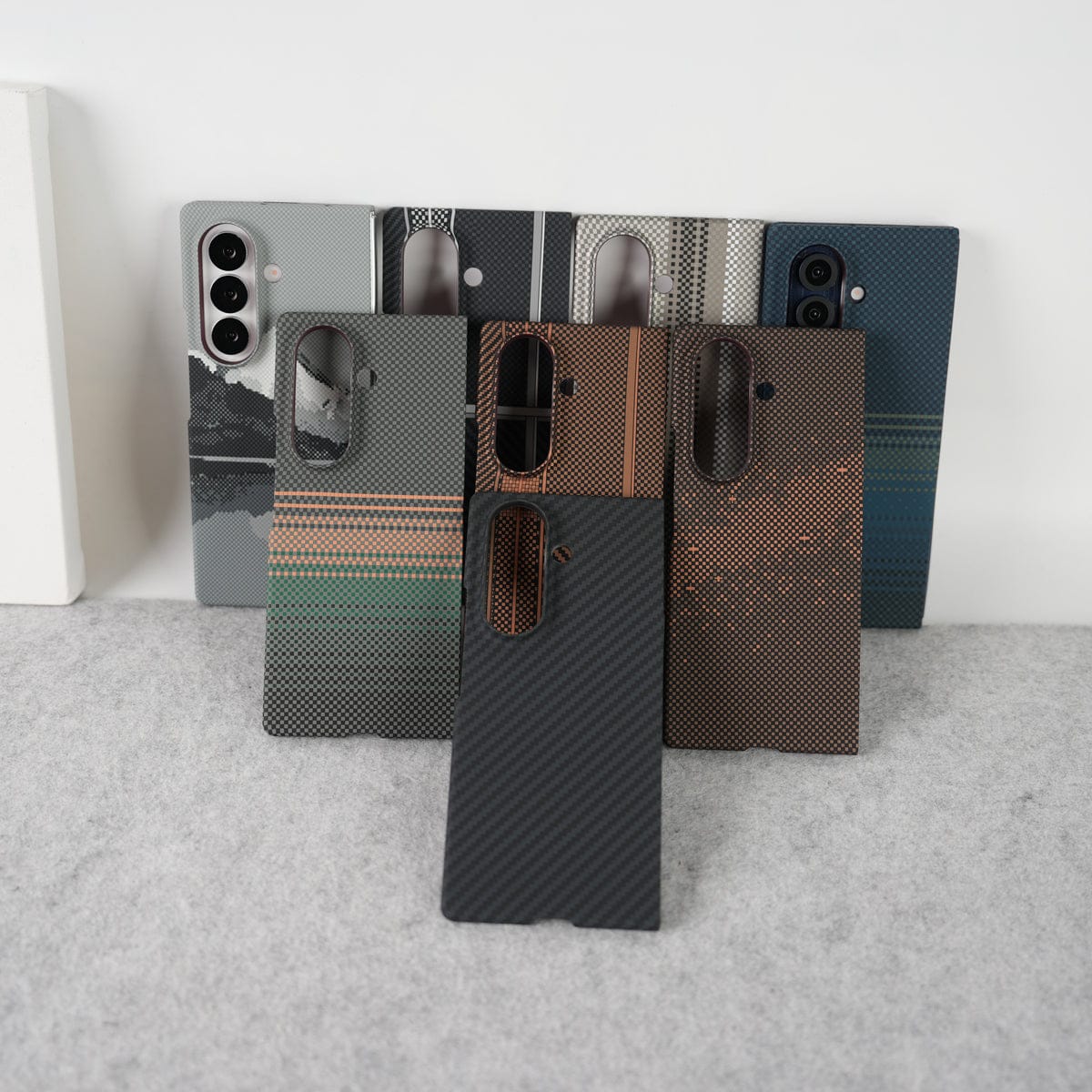 Aramid Design Hard Pc Case for Samsung Galaxy Z Fold 8 Ultra | MagSafe Cover