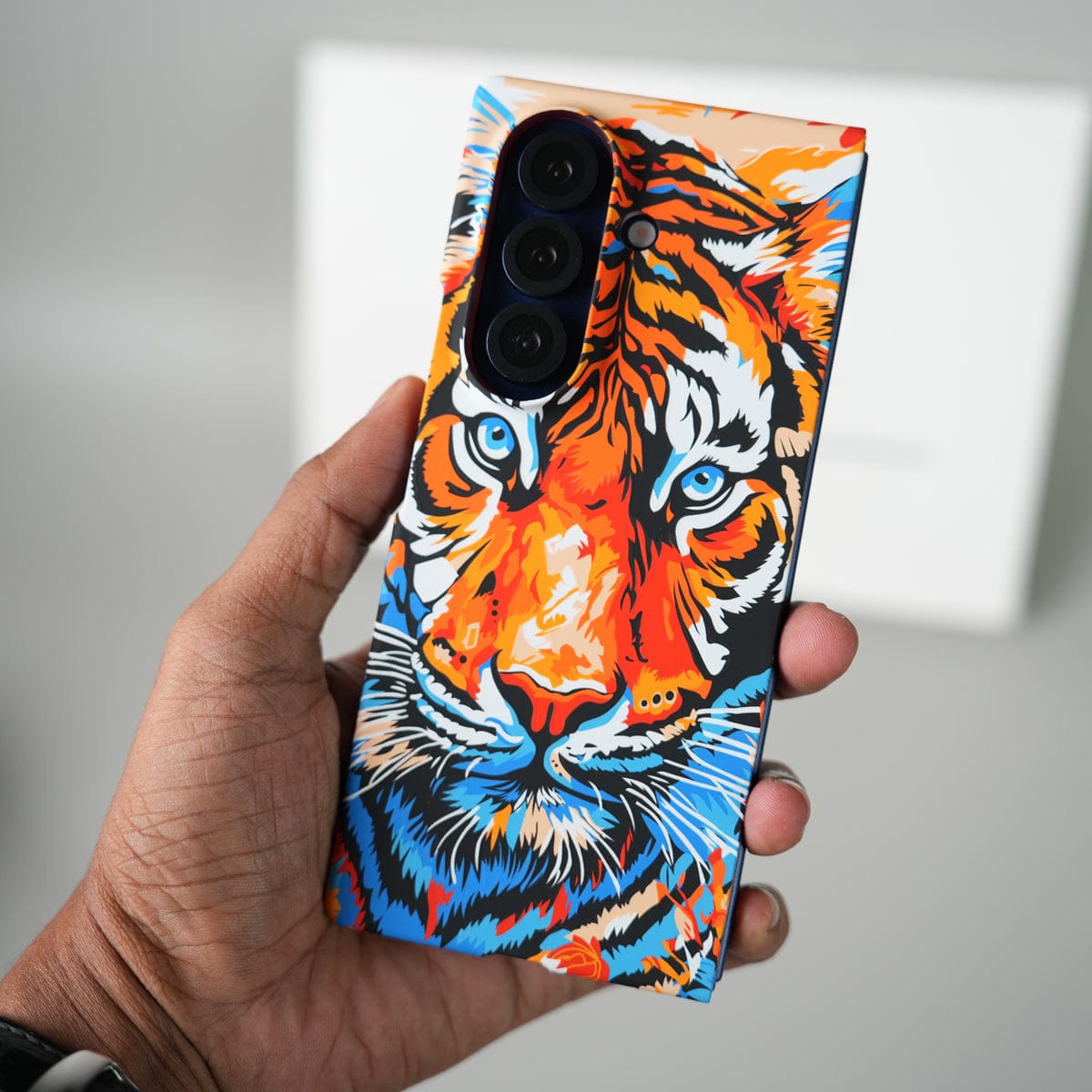 Tiger Printed Hard PC Cover for Samsung Galaxy Z Fold 8 Ultra with MagSafe | Shockproof Slim Protection