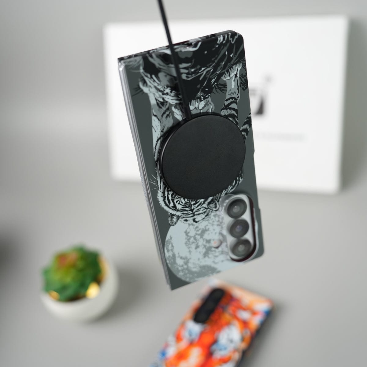 Tiger Printed Hard PC Cover for Samsung Galaxy Z Fold 8 Ultra with MagSafe | Shockproof Slim Protection