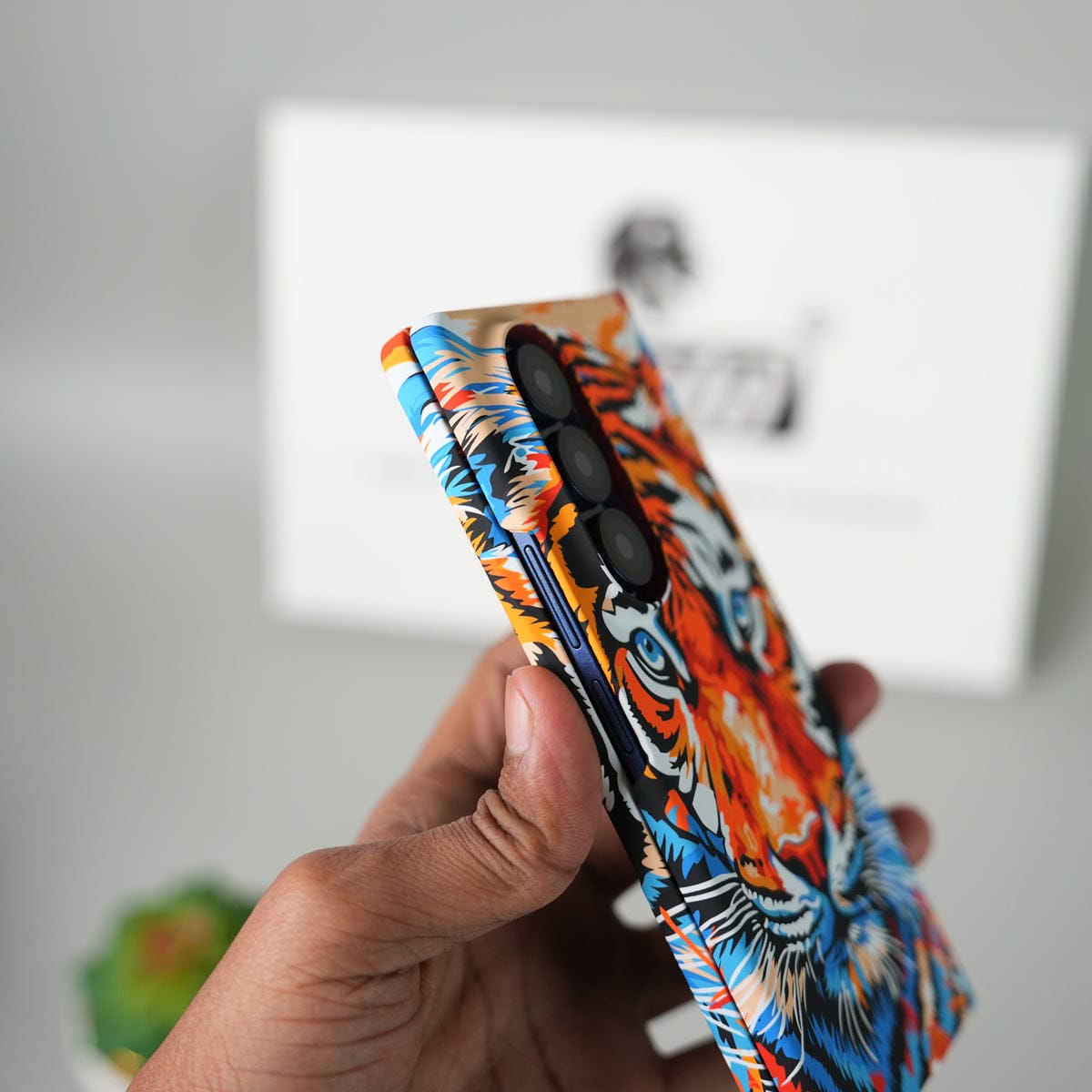 Tiger Printed Hard PC Cover for Samsung Galaxy Z Fold 8 Ultra with MagSafe | Shockproof Slim Protection