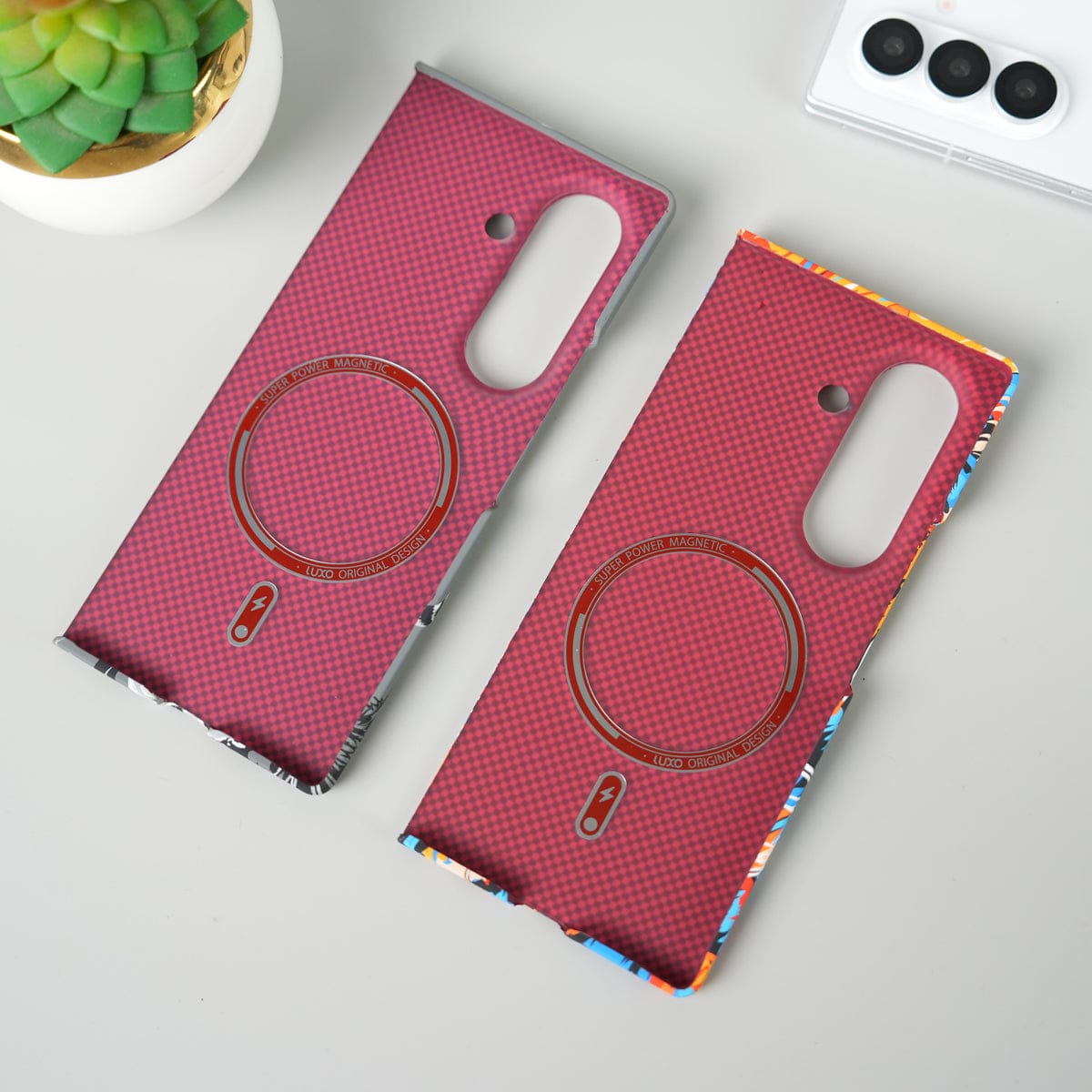 Tiger Printed Hard PC Cover for Samsung Galaxy Z Fold 8 Ultra with MagSafe | Shockproof Slim Protection