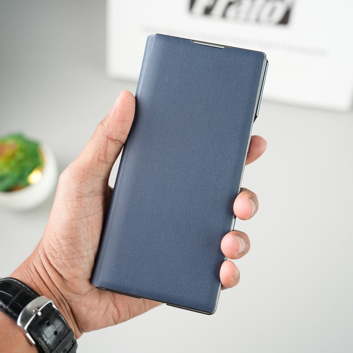Flip Cover with Kickstand for Samsung Galaxy Z Fold 8 Ultra | PU Leather Protective Case