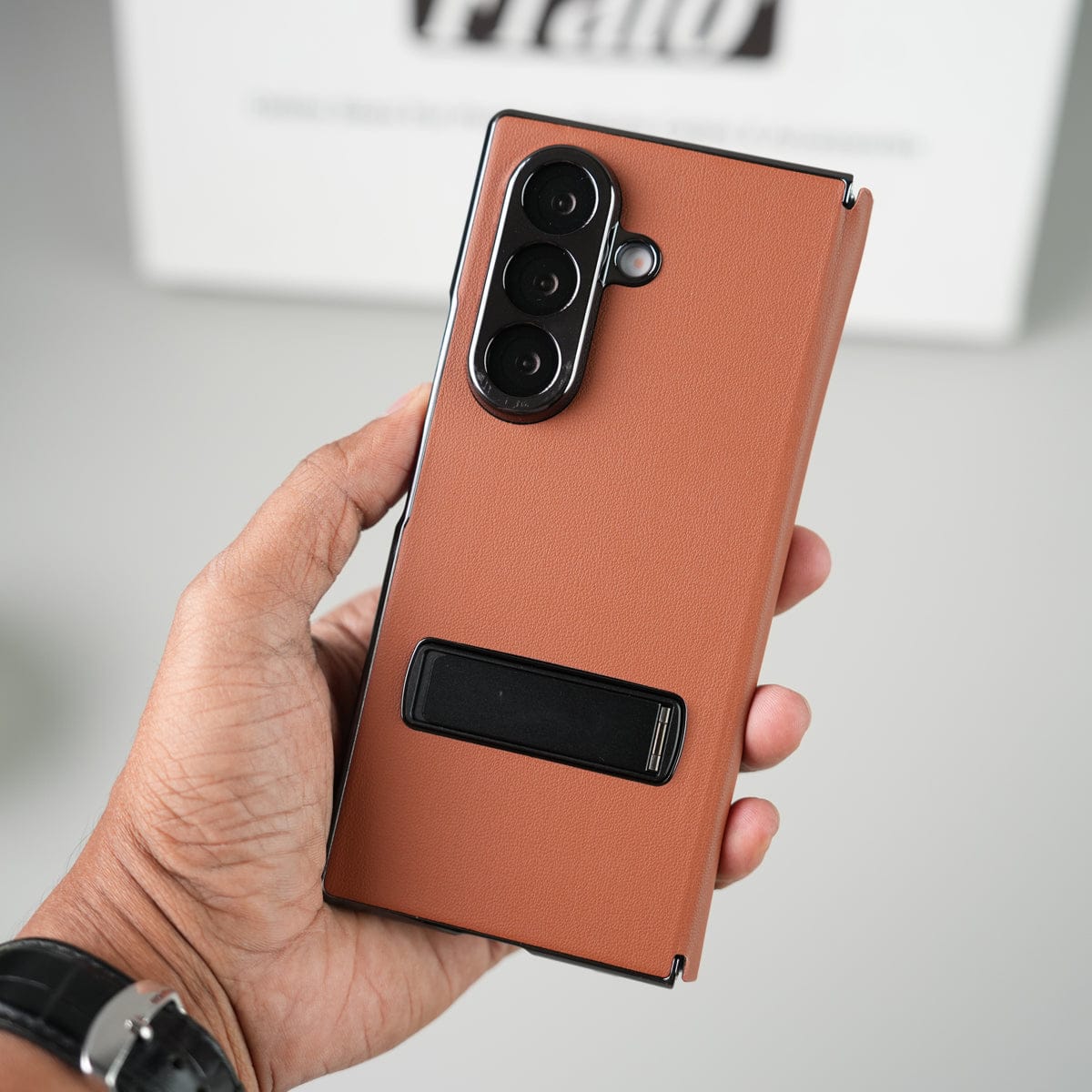 Flip Cover with Kickstand for Samsung Galaxy Z Fold 8 Ultra | PU Leather Protective Case