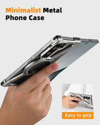Z Shape Aluminium Metal Rotating Kickstand Case for Samsung Galaxy Z Fold 8 Ultra
