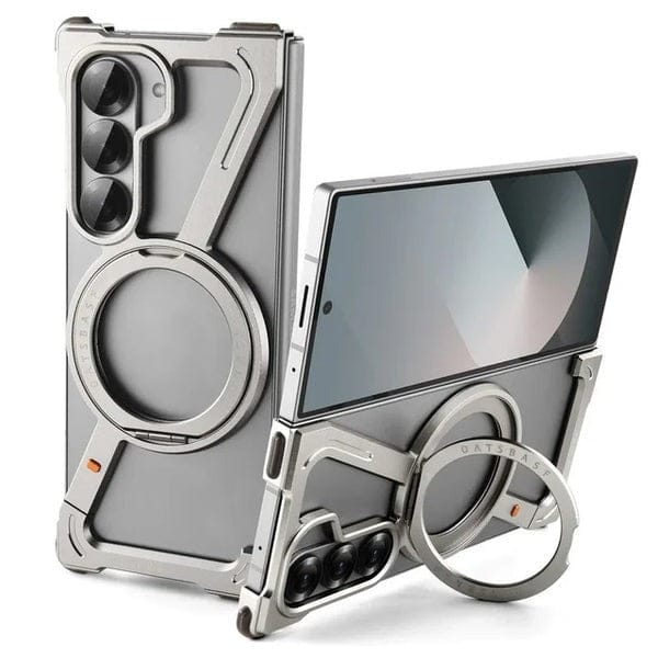 Z Shape Aluminium Metal Rotating Kickstand Case for Samsung Galaxy Z Fold 8 Ultra