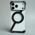 iPhone 17 Series Z Shape Aluminum Metal Rotating Kickstand Frameless Design
