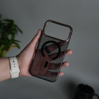 iPhone 17 Series Glitter MagSafe Case | Transparent Cover with Sparkle Finish & Metallic Camera Bumper