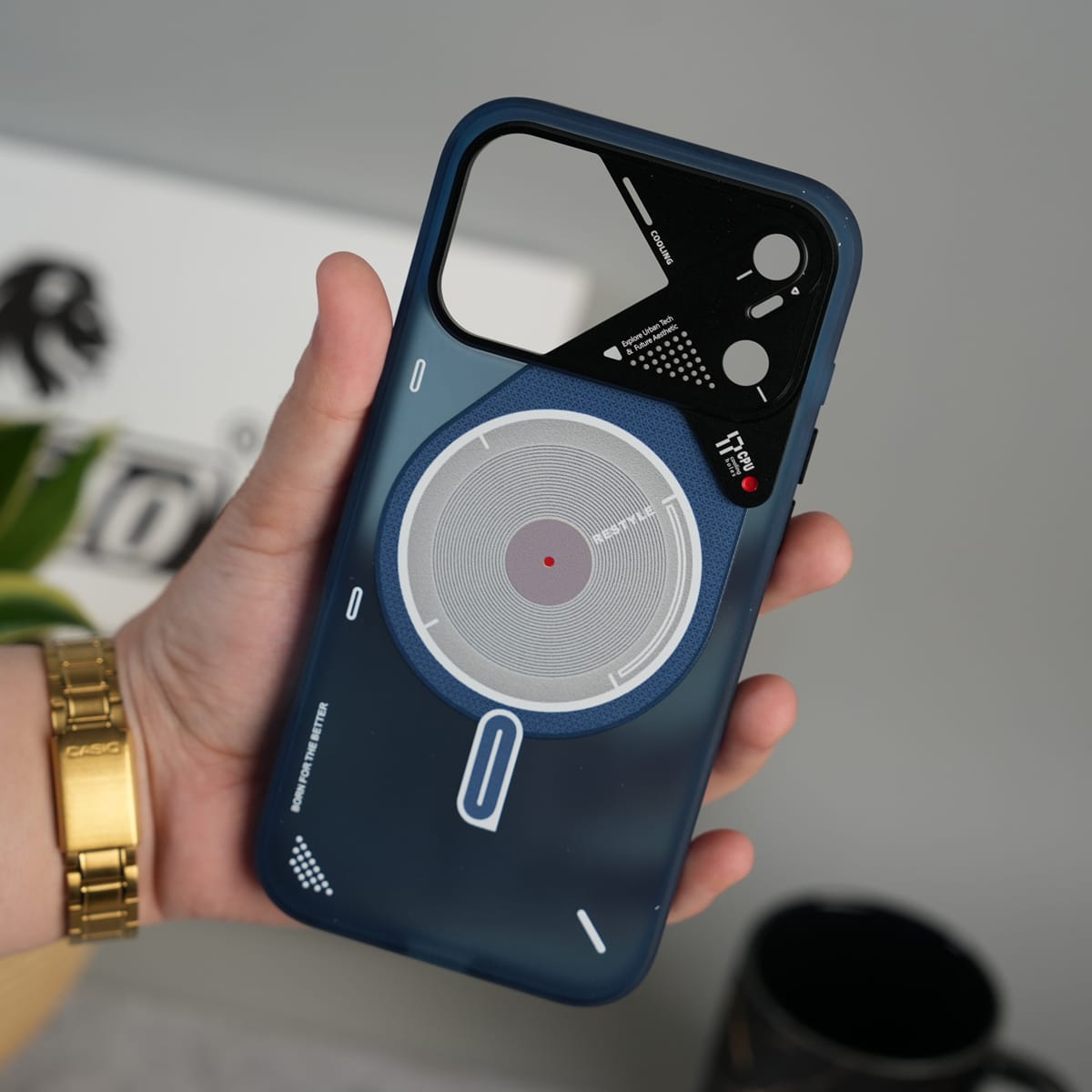 iPhone 17 Series Modern Cyber Protective Cover