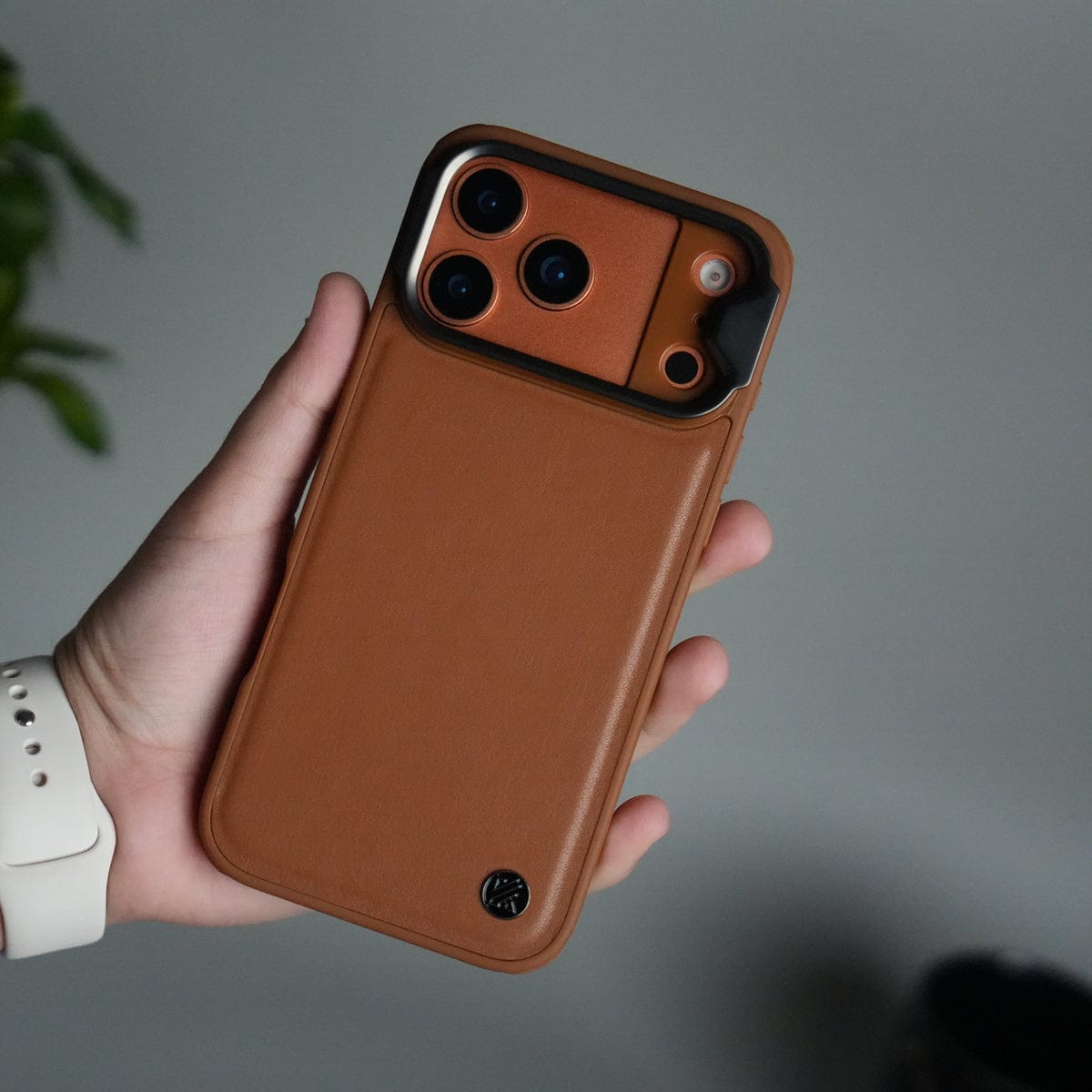 iPhone 17 Series Camera Protector Case | Sliding Metal Lens Cover | Shockproof Back Cover with Built-In Kickstand