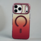 iPhone 17 Series Blush Pink Gradient MagSafe Compatible Clear Case