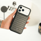 iPhone 17 Series Crocodile Texture Designer Case Cover | Premium Slim Protective Cover