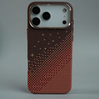 iPhone 17 Series Premium Pixel Gradient MagSafe Case with Metal Camera Frame