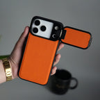 iPhone 17 Series Metal Camera Cap Stand Case Cover