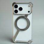 iPhone 17 Series Z Shape Aluminum Metal Rotating Kickstand Frameless Design